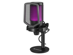 Microfone DEFENDER Impulse Gmc 600 Rgb Preto