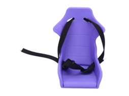 2026 portabebé de Muñeca para Bicicleta Delantera Plegable Con Correa Ajustable Silla de Plástico para Exterior Morado