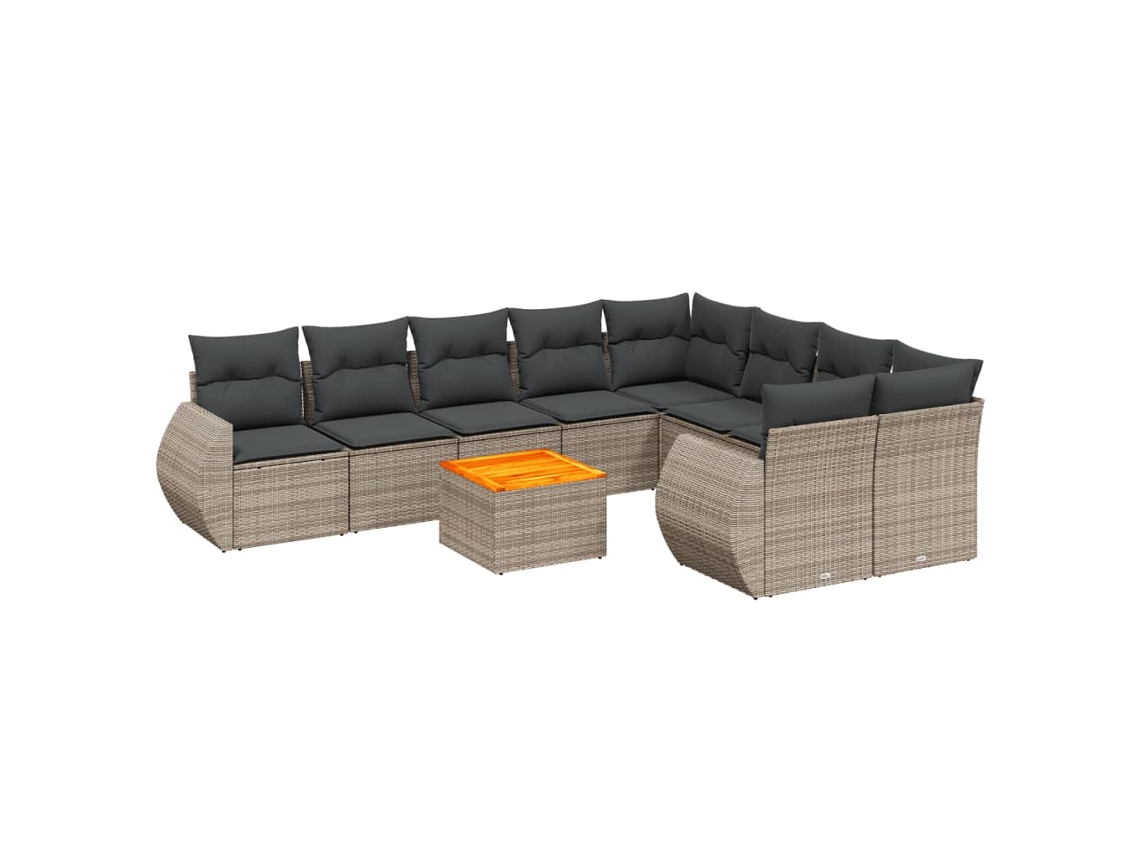 Garden Sofa Set, Garden Sofa Sets Vidaxl Cinzeto Rattan / Vime (n/a)