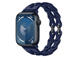 Bracelete Para Apple Watch 42/44/45/46/49mm Azul Escuro Cuich