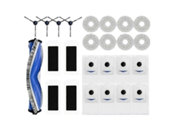 Peças Para Aspirador Robô Ecovacs T30 Pro Omni / T30s Pro / Yeedi M12 Pro+: Saco De Pó, Escova Lateral Principal, Filtro, Acessórios Para Esfreg_ptg