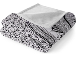 Manta de Flanela Xadrez Mandala Fansu Quente e Macia Microfibra para o Inverno Ideal Cama Ou Sofá Adequada Adu