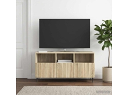 Vidaxl Gabinete Para Tv Com Gaveta Carvalho Sonoma 102 X 34,5 X 50 Cm