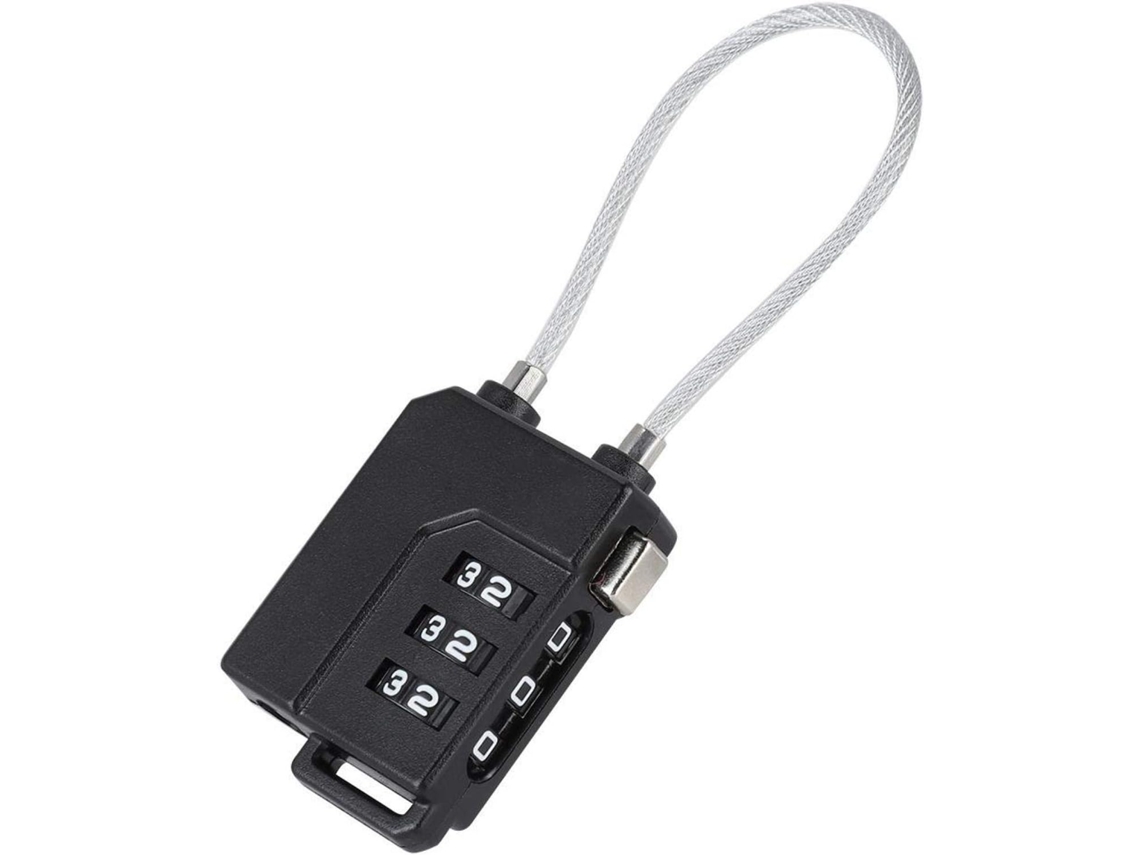 Cadeado De Aço Cuifati Tsa21100, Cadeado Tsa De Aço, Cadeado Com Senha Para Mochila, Bolsa De Viagem, Bolsa Esportiva
