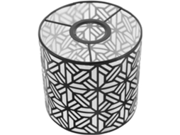 Abajur Cilíndrico De Metal, Luminária Decorativa Moderna Para Sala De Estar E Quarto. Gokoco