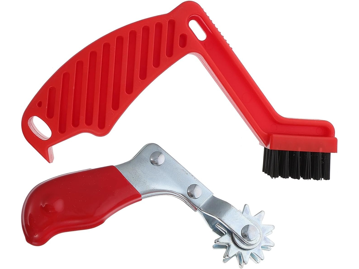 Conjunto de esponjas vermelhas para limpeza, boinas Polimento e ferramentas de limpeza para carros.