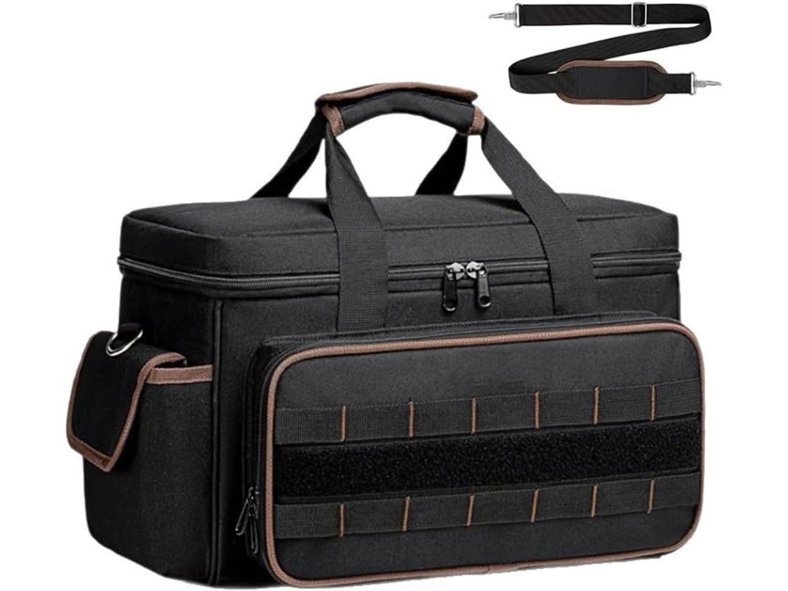 Bolsa De Ferramentas Resistente De 43,2 X 20 X 18 Cm Com Bolsos E Alças Para Eletricistas.