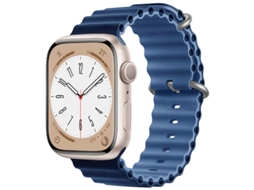 Pulseira Apple Watch 42/44/45/49Mm Wave Azul Marinhoazul Oem