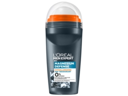 Desodorante Hipoalergénico Em Roll On De Magnésio Loreal Paris Men Expert, 50ml