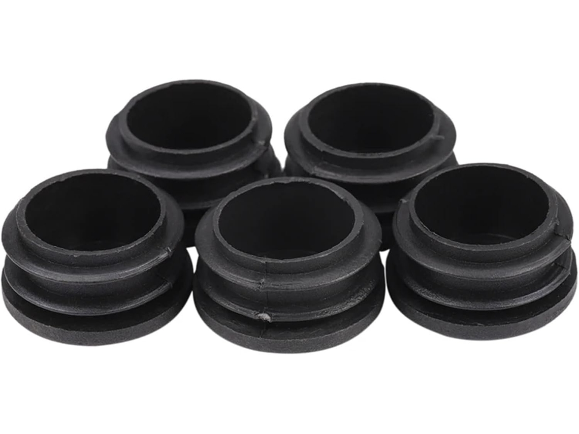 Tampões De Plástico Preto Com 35 Mm Diâmetro Para Inserções Em Tubos