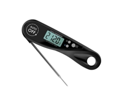 Termómetro Digital Lurelia Para Carne Com 2 Sondas E Visor Lcd Para Grelha E Forno, Impermeável Ip66