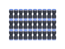 30pcs Conector Pneumático Reto Push To Connect Para Tubo De Ar Acessórios Industriais Pu-14