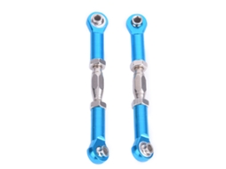 2pcs Vara De Tração De Direção Em Liga De Alumínio Para Carro Modelo Rc Hsp 94111 94188 94118 (azul)