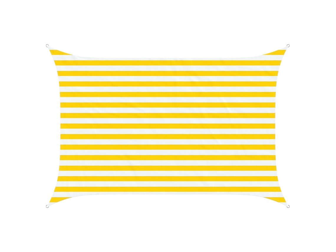 Conjunto 1 Sombra Externa Vidaxl Amarelo Poliéster