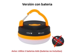 Lanterna de LED MDUG portátil, 3 modos, com gancho e acessório magnético