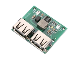 Módulo de carregador de energia step down DC-DC com saída USB dupla 9V/12V/24V para 5V 3A