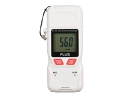 Registrador de dados de temperatura e umidade via USB com visor LCD preciso.