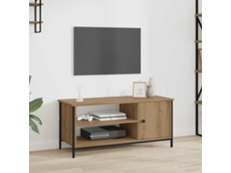 Vidaxl Gabinete Para Tv 100 X 40 X 45 Cm Carvalho Artesanal