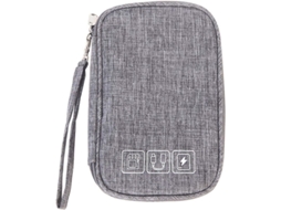 Bolsa de Acessórios Nova Line, digital, cinza | S/MARCA