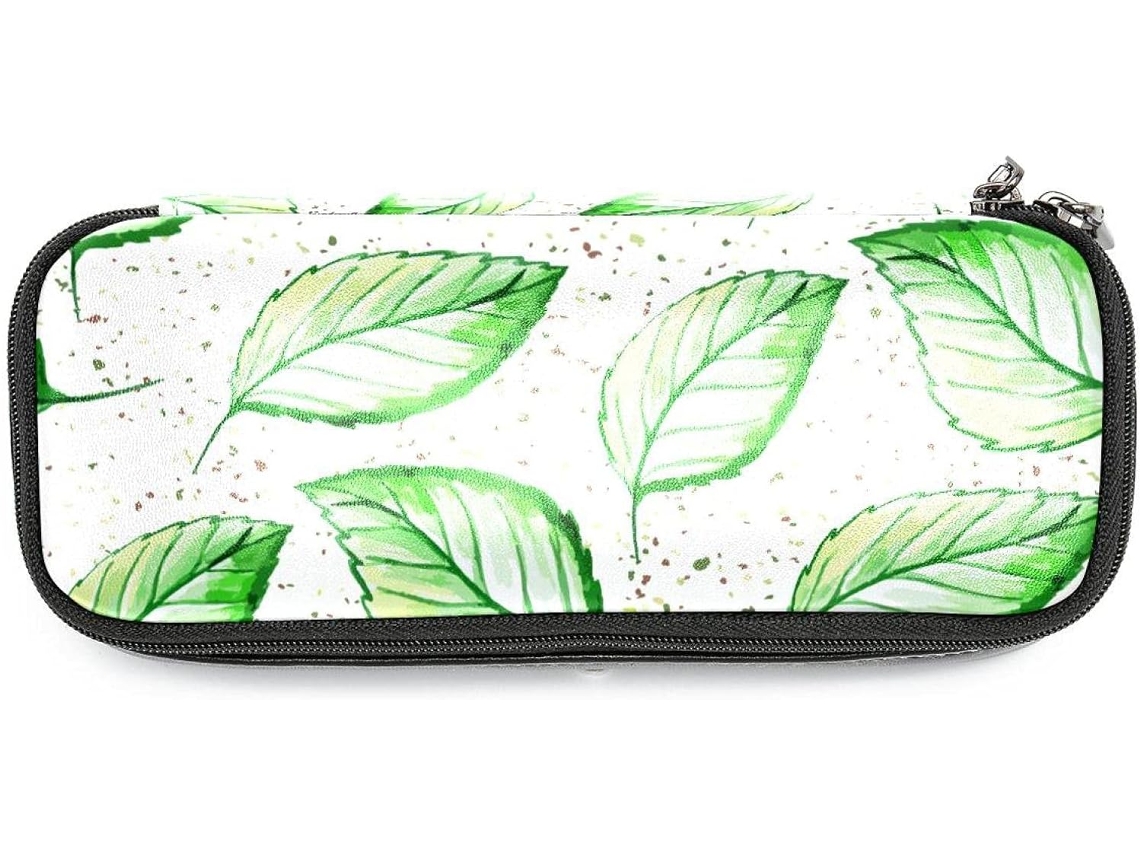 Este Lápis Aquarela Grande em Formato Folha Verde, Marcadores Ideais e Maquiagem Perfeito Escola