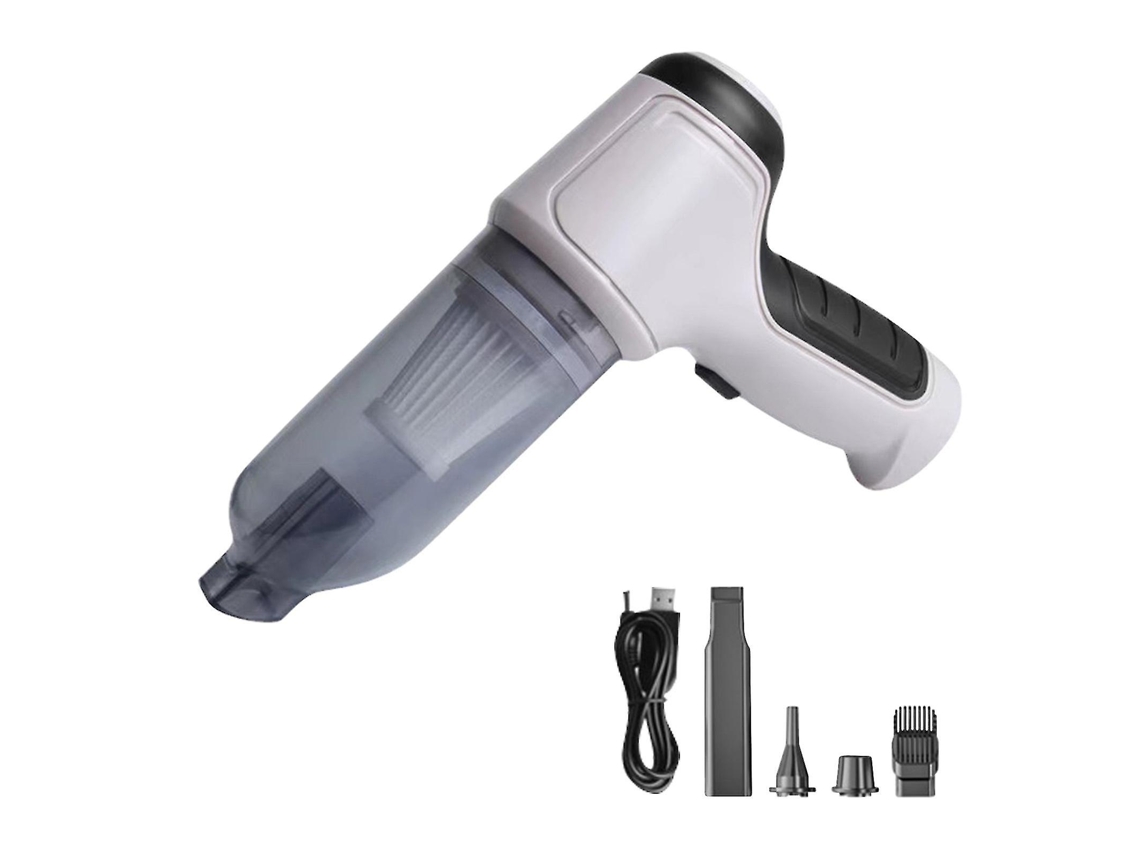 Lurelia Aspirador Portátil Sem Fios Para Carro, 3 Em 1, 9000 Pa, 120 W, 2000 Mah, Usb-c, Sopro, Cinza Escuro