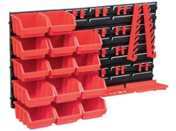 Storage Bin Kit, Storage Bin Kits Vidaxl Vermelho Plástico