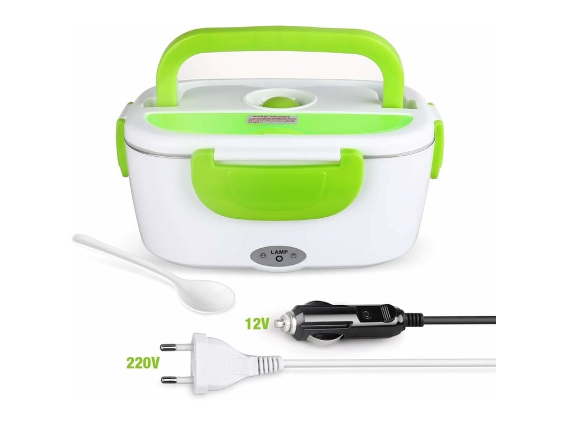 Caixa de Almoço Elétrica em Aço Inoxidável 12V 220V para Carro 1.5L Requente NEVEANCE