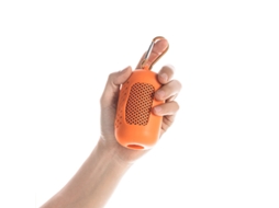 Toalha Desportiva Absorvente Suave Portátil Com Caixa De Silicone Para Ginásio Camping Corrida Laranja