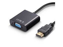 Laxiscreed Conversor Hdmi Para Vga 1080p Com Interface Dourada E Resistência À Corrosão