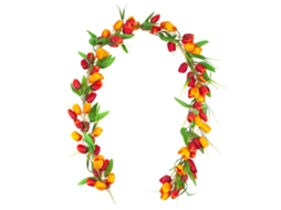 Laxiscreed Vinha De Tulipas Artificiais Para Decoração De Primavera, Casa, Casamentos E Eventos Ao Ar Livre