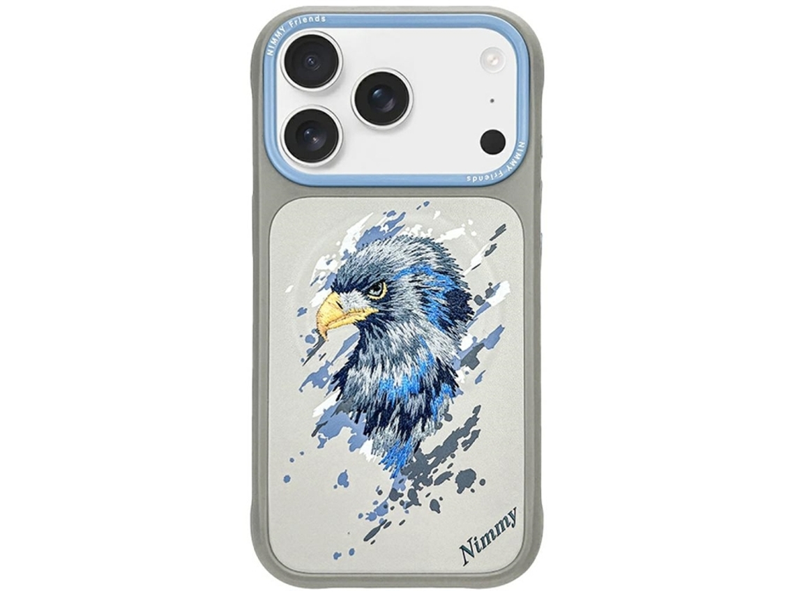 Capa Nimmy Mobile Para Iphone 17 Pro Magsafe Eagle - Cinza
