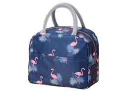 Kit Lanche Térmico Flamingo Capacidade Grande Ideal Para Viagens E Trabalho