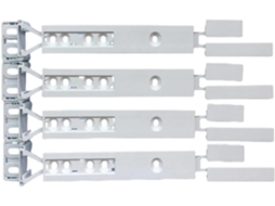 Kit De Trilhos Deslizantes Para Gavetas Geladeira Ql Supply Co, Com Suporte De Montagem Em Plástico Para Fixação