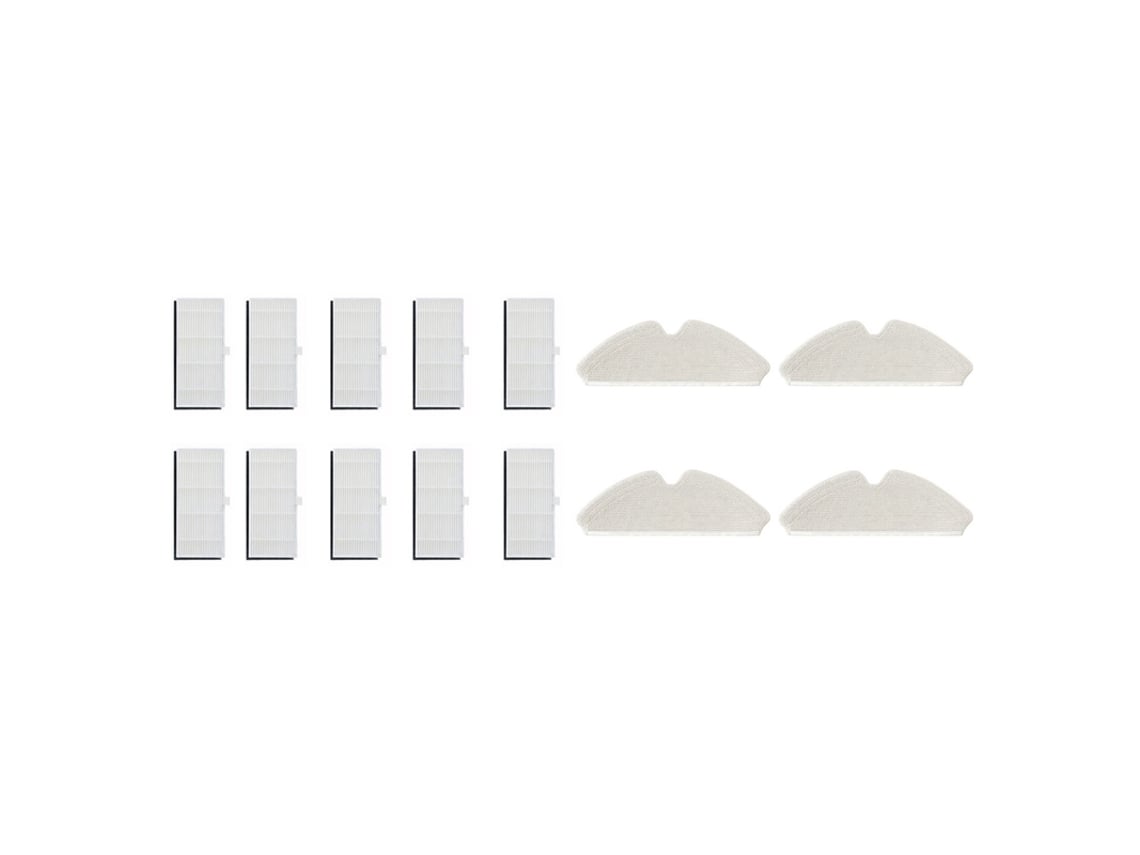 Filtro Hepa de 10 peças com 4 peças para pano de limpeza Proscenic M7 Pro