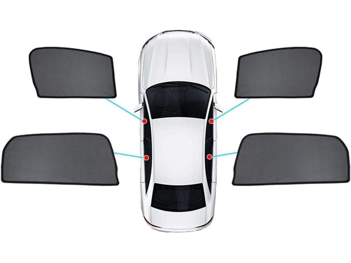 Tapete Automotivo para Vidros Dianteiros e Traseiros do Toyota Prius Xw50 2015 2022 Proteção Proteção