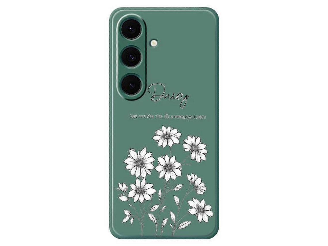 Capa Tpu Para Samsung Galaxy S25, Verde, Elysve