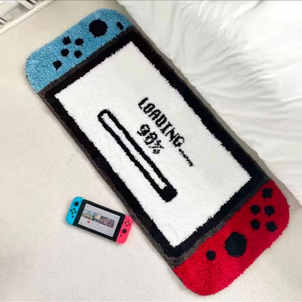 Tapete De Pelúcia Em Formato De Console De Videogame (estilo 2, 80x160cm), Um Tapete Decorativo Fofo.