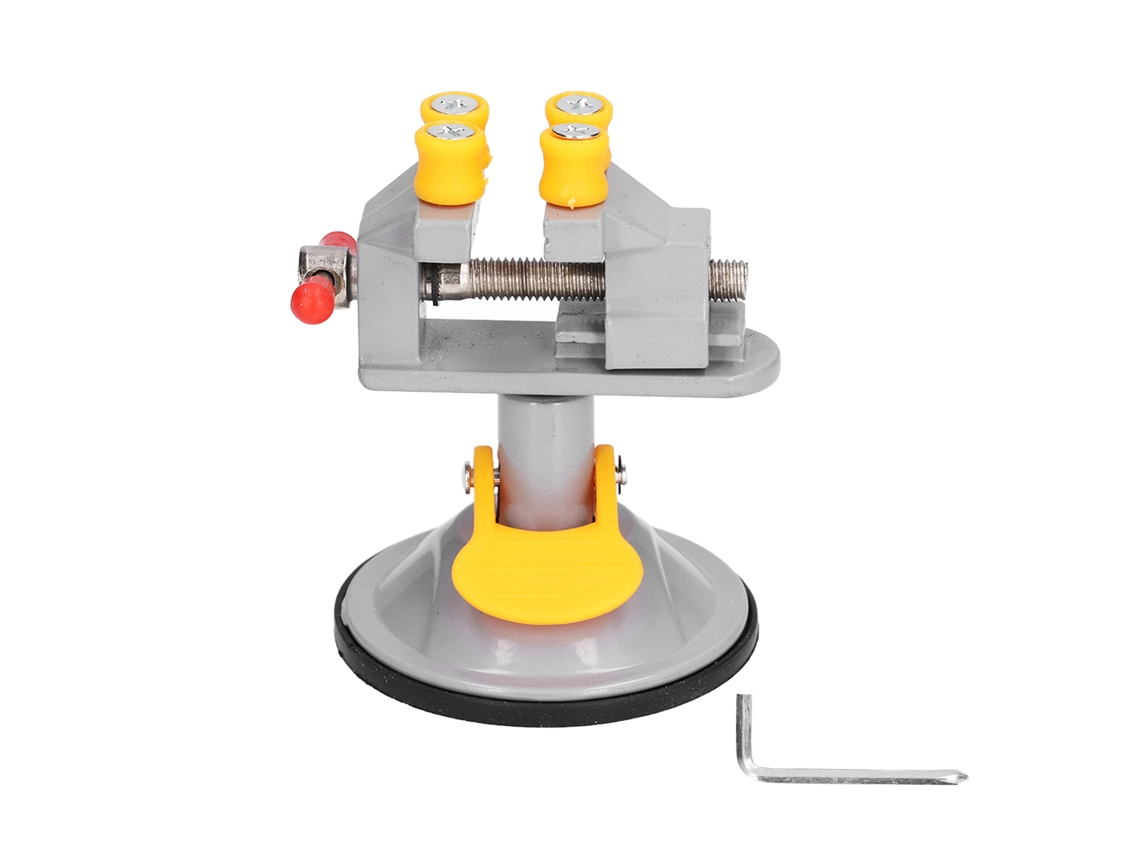 Torno de entalhe com ventosa, universal, mini, para furadeira CHABERLU