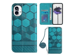 Capa De Celular Magnética Em Pu Com Textura De Futebol Para Celular, Modelo Transversal, Da For Nothing Phone 1.