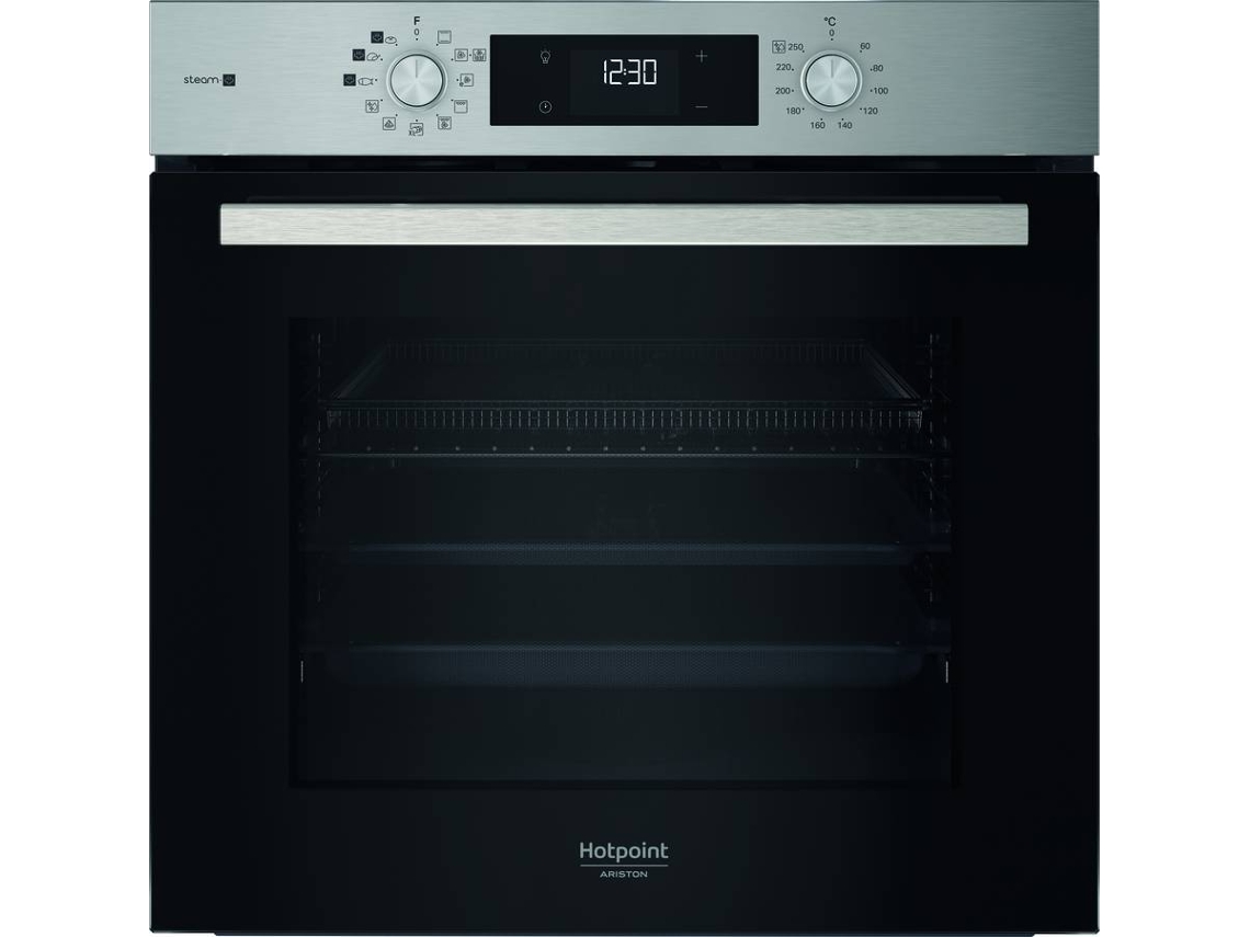 Forno HOTPOINT Multifunções HAO 258HSU1F X (71 L - 59.5 cm - Hidrolítico - Inox)