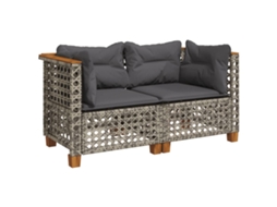 Garden Sofa, Garden Sofas Vidaxl Cinzeto Rattan / Vime (n/a)