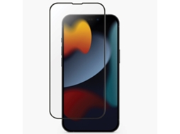 Película de Ecrã Aplicador para iPhone 14 UNIQ Vidro Temperado Transparente
