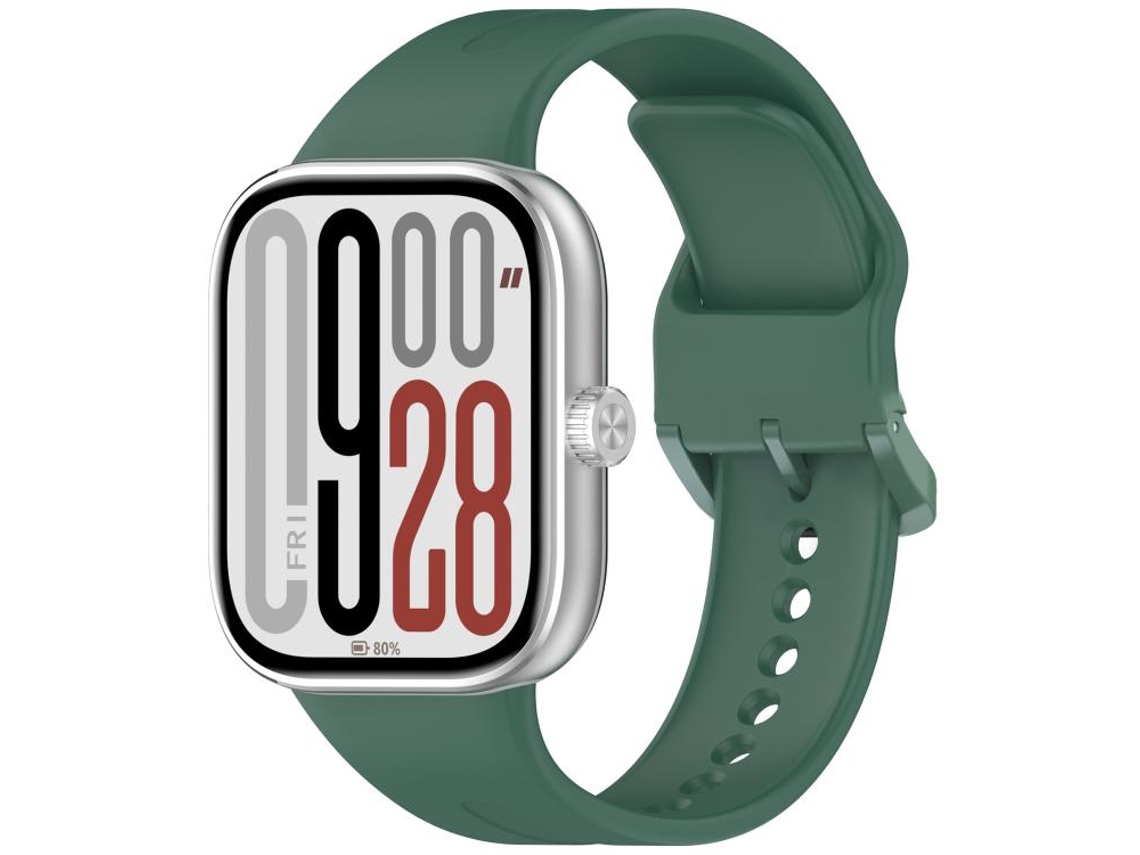 Bracelete Xiaomi Band 9 Pro / 8 Pro Silicone Cor Sólida Liberação Rápida Verde Escuro XIAOMOYU