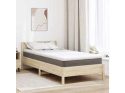 Vidaxl Topper De Colchão Branco 100 X 200 Cm Tecido Jacquard
