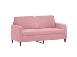 2-seater Sofa, 2-seater Sofas Vidaxl Cor-de-rosa Veludo (n/a)