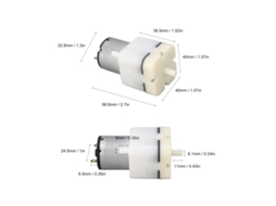Bomba De Ar Elétrica Mini Vácuo Dc Portátil 7.2w