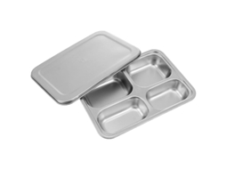 1pcs Bandeja De Compartimento De Alimentos Para Escola