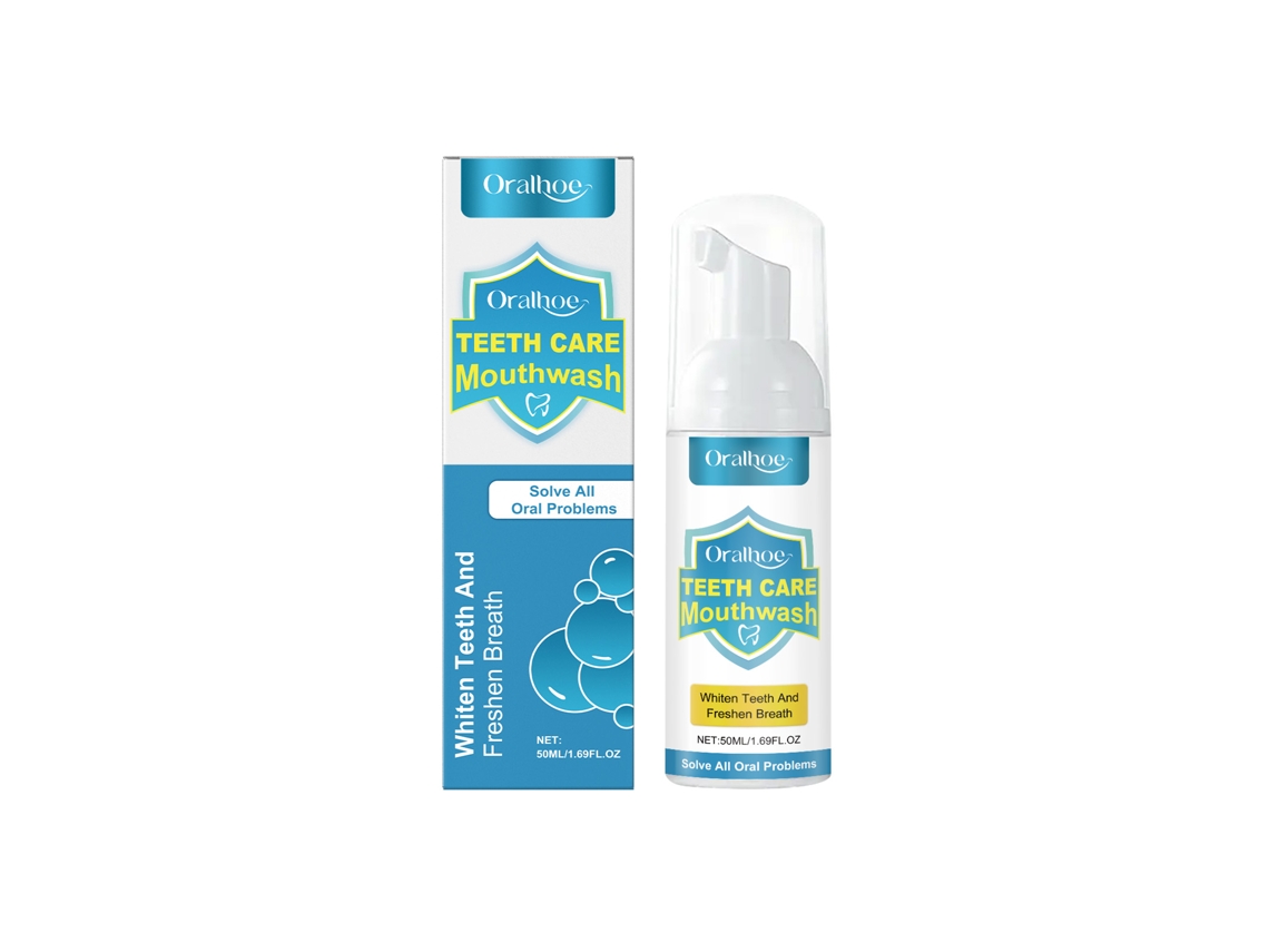 Mousse Branca para Dentes Brilhantes Frescos