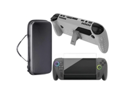 Estojo Resistente a Impactos para Consoles com Protetores de Tela e Bolsa em Eva GOKOCO
