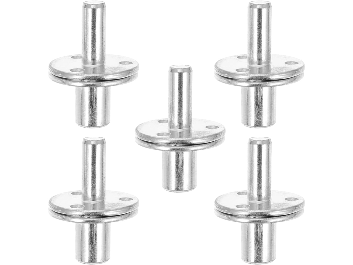 Conector De Ferro Para Poste Cama, 5 Conjuntos, Prateado